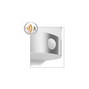 Aplica led pentru exterior cu senzor de miscare philips calgary, 3.5w (30w), 320 lm, lumina calda (2700k), ip44, 94x122x130mm, inox,  Aplice de exterior | electropc.ro