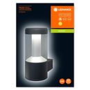 Aplica led pentru exterior ledvance endura style lantern modern, 12w, 610 lm, lumina calda (3000k), ip44, 240x176x110mm, aluminiu, gri inchis,  Aplice de exterior | electropc.ro