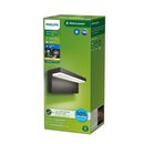 Aplica led pentru exterior philips bustan, 3.8w, 800 lm, lumina calda (2700k), ip44, 92x220x78mm, antracit,  Aplice de exterior | electropc.ro
