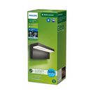 Aplica led pentru exterior philips bustan, 3.8w, 800 lm, lumina neutra (4000k), ip44, 92x220x78mm, antracit,  Aplice de exterior | electropc.ro