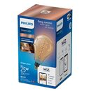Bec led inteligent vintage (decorativ) philips filament bulb amber ps160, wi-fi, bluetooth, e27, 6w (25w), 390 lm, lumina alba (2000-5000k),  Becuri si Tuburi LED | electropc.ro