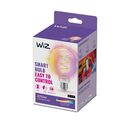 Bec led rgb inteligent wiz connected filament clear g95, wi-fi, e27, 6.3w (40w), 470 lm, lumina alba si color (2200-6500k), compatibil google assistant/alexa/siri,  Becuri si Tuburi LED | electropc.ro