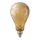 Bec led vintage (decorativ) philips classic gold giant a160, eyecomfort, e27, 7w (40w), 470 lm, lumina calda (1800k), dimabil, cu fillament, 29.3x16.2cm,  Becuri si Tuburi LED | electropc.ro