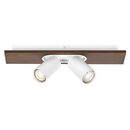 Spot led dublu ajustabil ledvance decor mercury, 2xgu10, 2x3.4w, 460 lm, lumina calda (2700k), dimabil, ip20, 400mm, alb, clasa energetica g,  Spoturi aplicate | electropc.ro