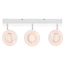Spot led triplu ajustabil ledvance decor saturn, 29w, 3270 lm, lumina alba (3000k-6500k), ip20, 666mm, alb, clasa energetica f,  Spoturi aplicate | electropc.ro