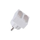 Stecker dublu bachmann, 2 prize, 230v, 2.5a, culoare alba,  Accesorii iluminat de interior | electropc.ro