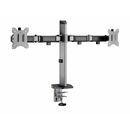 Suport 2 monitoare serioux mm55-c024, compatibilitate  dimensiune ecran 17"-32",  greutate maximă suportata: (per ecran): 9kg, vesa: 75x75, 100x100, inclinare: +70°~-70°, pivotare: +90°~-90°, rotația ecranului: + 180°~-180°, instalare: clemă, grommet, gro,  Suporturi TV & Monitor | electropc.ro