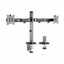Suport 2 monitoare serioux mm55-c024, compatibilitate  dimensiune ecran 17"-32",  greutate maximă suportata: (per ecran): 9kg, vesa: 75x75, 100x100, inclinare: +70°~-70°, pivotare: +90°~-90°, rotația ecranului: + 180°~-180°, instalare: clemă, grommet, gro,  Suporturi TV & Monitor | electropc.ro