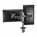 Suport 2 monitoare serioux mm55-c024, compatibilitate  dimensiune ecran 17"-32",  greutate maximă suportata: (per ecran): 9kg, vesa: 75x75, 100x100, inclinare: +70°~-70°, pivotare: +90°~-90°, rotația ecranului: + 180°~-180°, instalare: clemă, grommet, gro,  Suporturi TV & Monitor | electropc.ro