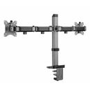 Suport 2 monitoare serioux mm55-c024, compatibilitate  dimensiune ecran 17"-32",  greutate maximă suportata: (per ecran): 9kg, vesa: 75x75, 100x100, inclinare: +70°~-70°, pivotare: +90°~-90°, rotația ecranului: + 180°~-180°, instalare: clemă, grommet, gro,  Suporturi TV & Monitor | electropc.ro