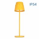 Veioza led portabila vivalux estella galben, 3.7v, 3w, 230 lm, lumina neutra (4000k), dimabila 10-100%, touch control, ip54, baterie li- ion 2 *2000mah reincarcabila prin cablu usb-1m,  Aplice de exterior | electropc.ro