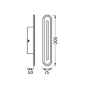 Aplica led inteligenta pentru baie ledvance smart+ wifi orbis bath 300, 13w, 1200 lm, lumina alba (3000-6500k), ip44, 300x50x70mm, metal, alb,  Lampi de interior | electropc.ro