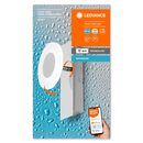 Aplica led inteligenta pentru baie ledvance smart+ wifi orbis wave 200, 8w, 700 lm, lumina alba (3000-6500k), ip44, 200x93x120mm, metal, argintiu,  Lampi de interior | electropc.ro