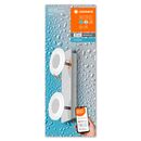 Aplica led inteligenta pentru baie ledvance smart+ wifi orbis wave 320, 15w, 1400 lm, lumina alba (3000-6500k), ip44, 320x93x120mm, metal, argintiu,  Lampi de interior | electropc.ro
