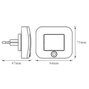 Lampa de veghe ledvance lunetta hall cu senzor de lumina, 0.7w, 10 lm, lumina calda (3000k),  Lampi de interior | electropc.ro