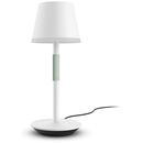 Lampa led rgb philips hue go, bluetooth, cu acumulator, 6w, 530 lm, lumina alba si color (2000-6500k), dimabila, ip20, 35cm, metal, alb,  Lampi de interior | electropc.ro