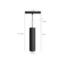Pendul led rgb philips hue perifo, bluetooth, control vocal, 24v, 5.2w, 490 lm, lumina alba si color (2000-6500k), ip20, 28.8x17.7x6.7cm, metal, negru,  Lampi de interior | electropc.ro
