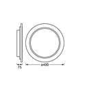 Plafoniera led inteligenta ledvance smart+ wifi orbis wood, 24w, 2950 lm, lumina alba (2700-6500k), dimabila, ip20, Ø400x75mm, lemn natur, clasa energetica e,  Lampi de interior | electropc.ro