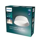 Plafoniera led philips dawn cl258, 14w, 1100 lm, lumina calda (3000k), ip20, 34cm, metal/plastic, alb,  Lampi de interior | electropc.ro