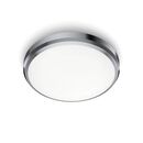 Plafoniera led philips doris cl257, 6w, 640 lm, lumina neutra (4000k), ip44, 22cm, metal/plastic, crom,  Lampi de interior | electropc.ro