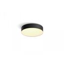 Plafoniera led philips hue enrave, bluetooth, 9.6w, 1220 lm, lumina alba (2200-6500k), ip20, 26.1cm, negru, intrerupator cu variator inclus,  Lampi de interior | electropc.ro