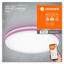 Plafoniera led rgb inteligenta ledvance smart+ wifi orbis circle 460, 28w, 2400 lm, lumina alba si color (3000-6500k), ip20, Ø460x95mm, abs/policarbonat, alb,  Lampi de interior | electropc.ro