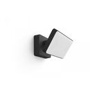 Proiector led rgb inteligent philips hue discover, 2x15w, 2300 lm, lumina alba si color (2000-6500k), ip44, 160x220x153mm, negru,  Proiectoare | electropc.ro