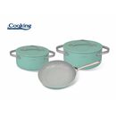 Set gatit 5 piese aluminiu presat, creta, cooking by heinner,  Seturi de gatit | electropc.ro