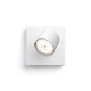 Spot led philips myliving star, 4.5w, 500 lm, lumina calda (2200-2700k), ip20, 11cm, metal, alb,  Lampi de interior | electropc.ro