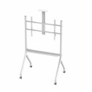 Stand tv mobil serioux tv213ca, dimensiuni: 1050x755x2320mm, compatibilitate max vesa:  900x600mm, compatibilitate tv:  55"-100", greutate maximă suportata: 120 kg, baza cu 4 roti, raft multifunctional, alb,  Suporturi TV & Monitor | electropc.ro
