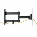 Suport tv serioux lcd/led, tv68-223, compatibilitate  dimensiune ecran 23"-43", material otel, vesa:100x100, 100x200, 200x100, 200x200, greutate maximă suportata: 30 kg, profil: 56~378mm, inclinare: ＋3°～-10°, pivotare: +90°~-90°, management cabluri, negru,  Suporturi TV & Monitor | electropc.ro