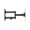 Suport tv serioux lcd/led, tv68-223, compatibilitate  dimensiune ecran 23"-43", material otel, vesa:100x100, 100x200, 200x100, 200x200, greutate maximă suportata: 30 kg, profil: 56~378mm, inclinare: ＋3°～-10°, pivotare: +90°~-90°, management cabluri, negru,  Suporturi TV & Monitor | electropc.ro