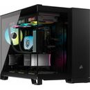 Carcasa corsair 2500x micro atx dual chamber negru,  Carcase | electropc.ro