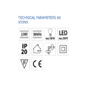 Senzor de miscare incastrat, pentru doza de derivatie, ir vivalux zulu, 230v, ip20, 48.5x48.5mm, incandescent 500w, led 200w, alb,  Aplice | electropc.ro