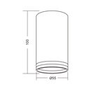 Spot vivalux round king, gu10, max. 35w, ip20, Ø55x100mm, alb, bec neinclus,  Lampi de interior | electropc.ro