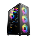 Carcasa pro gaming element mid tower argb negru,  Carcase | electropc.ro