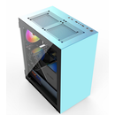 Carcasa pro gaming myrmidon argb mini tower verde,  Carcase | electropc.ro