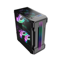 Carcasa pro gaming zerg mid tower argb negru,  Carcase | electropc.ro