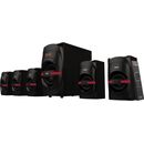 Sistem audio 5.1 akai, usb/sd, mp3, bluetooth 105w, negru,  Sisteme audio | electropc.ro