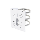 Suport stalp a01, utilizare la montarea camerelor pe stalpi cu diametru 102-127mm, compatibil cu:  (ai weather-proof) mini bullet, (ai) vandal- proof mini bullet, (ai) motorized bullet, ai ptz bullet plus, ai color+ vandal-proof mini bullet, (ai) 180° pan,  Accesorii | electropc.ro