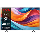 Televizor tcl qled 50t7b, 126 cm, smart google tv, 4k ultra hd, clasa f,  Televizoare | electropc.ro