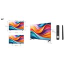Televizor tcl qled 65t7b, 164 cm, smart google tv, 4k ultra hd, clasa f,  Televizoare | electropc.ro