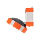 Lanterna led camping + frontala ledvance, 1.5w smd, 100 lm, lumina rece (6500k), 3 moduri de iluminare (100%-400 lm, 30%-120 lm si flash), acumulator li-ion 1200 mah, curea, ip20, portocaliu/gri,  Lampi de exterior | electropc.ro