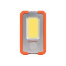 Lanterna led camping ledvance, 4w cob, 400 lm,  3 moduri de iluminare (100%-400 lm, 30%-120 lm si flash), acumulator li-ion 3000 mah, usb power-bank, ip20, brat magnetic, carlig, cablu incarcare usb inclus, portocaliu/gri,  Lampi de exterior | electropc.ro