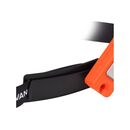 Lanterna led frontala ledvance, reincarcabila, 2w, 80 lm, ip22, usb-c, 4 moduri de iluminare (100%-80 lm, 50%-40 lm,  led culoare rosie on sau led culoare rosie flash), acumulator li-ion 250 mah, cablu incarcare usb inclus, portocaliu/negru,  Lampi de exterior | electropc.ro