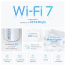 Tp-link deco be65(3-pack) sistem mesh wi-fi 7, be9300, tri-band, standarde wireless: ieee 802.11be/ax 6 ghz, ieee 802.11be/ax/ac/n/a 5 ghz, ieee 802.11ax/n/b/g 2.4 ghz, viteze wireless: be9300 6 ghz: 5760 mbps (802.11be), 5 ghz: 2880 mbps (802.11be), 2.4 ,  Routere Wireless | electropc.ro