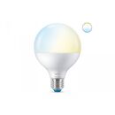 Bec led inteligent wiz connected whites g95, wi-fi, e27, 11w (75w), 1055 lm, lumina alba (2700-6500k), compatibil google assistant/alexa/siri,  Becuri si Tuburi LED | electropc.ro
