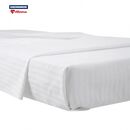 Cearceaf de pat hotel damasc, 150x260 cm,  Cearceafuri de pat | electropc.ro
