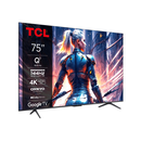 Televizor tcl qled 75t8b, 189 cm, smart google tv, 4k ultra hd, 100hz, clasa f (model 2024),  Televizoare | electropc.ro