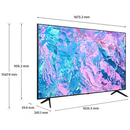 Televizor samsung led 75cu7172, 189 cm, smart, 4k ultra hd, clasa f (model 2023),  Televizoare | electropc.ro